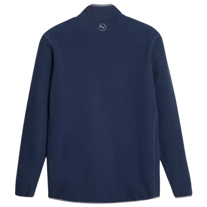 PULLS & SWEATS PUMA - POLAIRE 1/4 ZIP BLEU MARINE / GRIS - Golf Passion