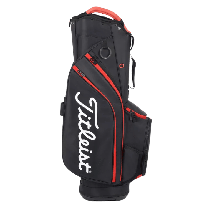 SAC CHARIOT - CART 14 BLACK BLACK RED - Golf Passion