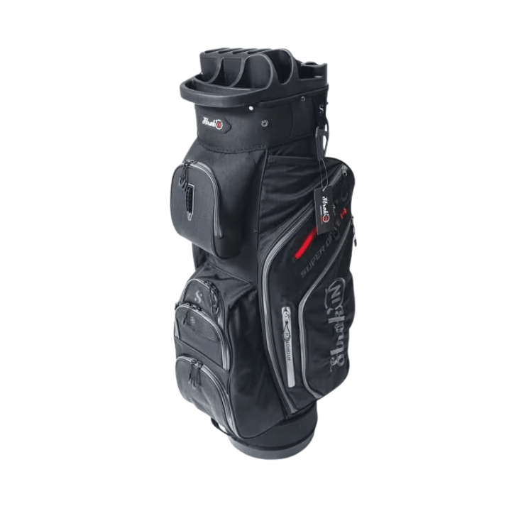 Sac chariot de golf Strok'in Superdrive 14 Hydrolux - vue trois quarts | #color_noir