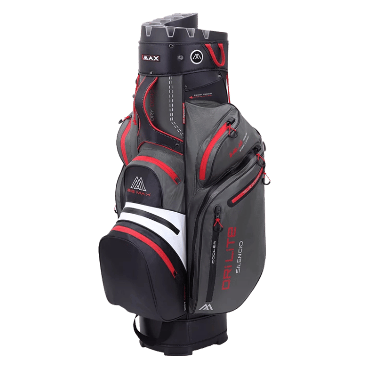 SAC CHARIOT - DRI LITE SILENCIO 2 CHARCOAL WHITE BLACK RED - Golf Passion