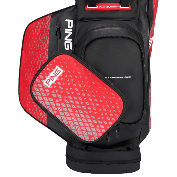Sac de golf trépied | #color_noir-rouge