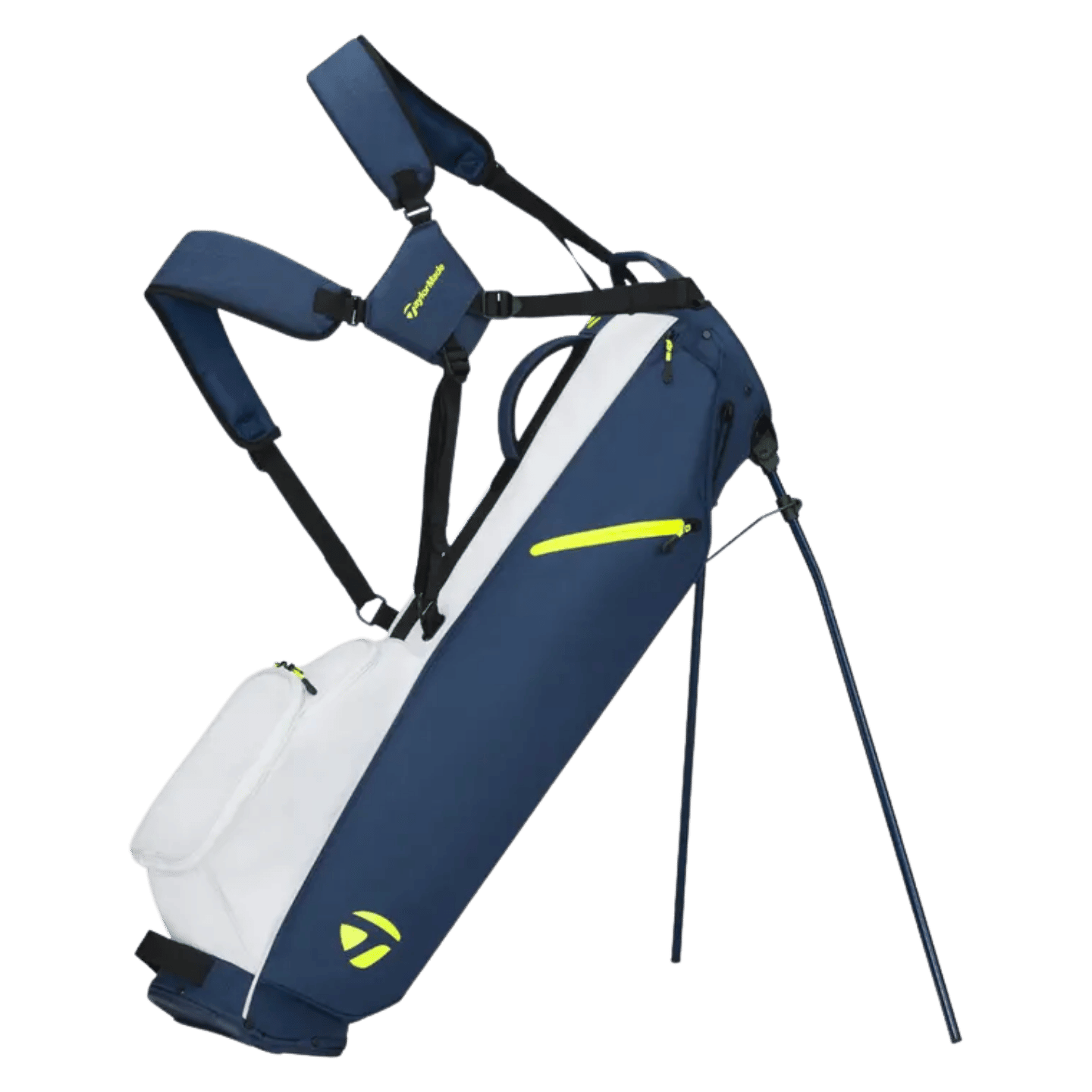SAC TREPIED TAYLORMADE - FLEX TECH CARRY BLEU MARINE BLANC LIME - Taylormade - Golf Passion