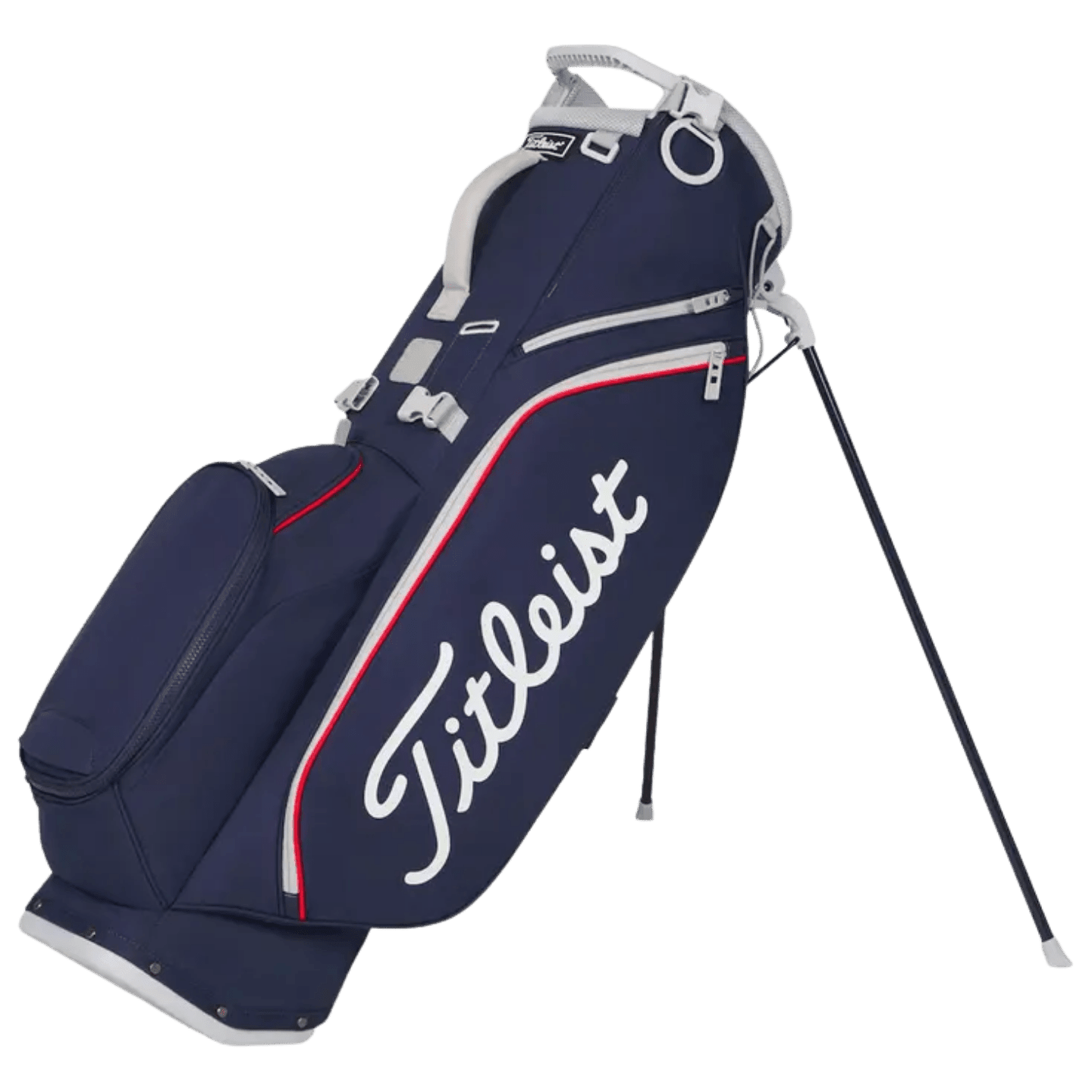 Sac de golf trépied | #color_marine-rouge-blanc