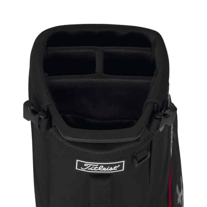 Sac de golf trépied | #color_noir-rouge-graphite