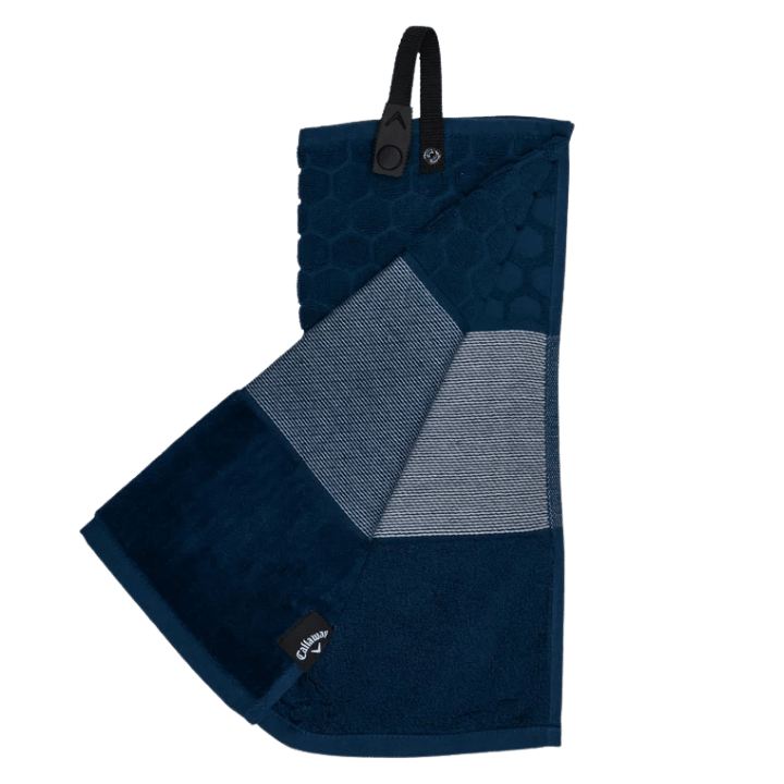 SERVIETTE CALLAWAY - TRIFOLD TOWEL NAVY - Golf Passion