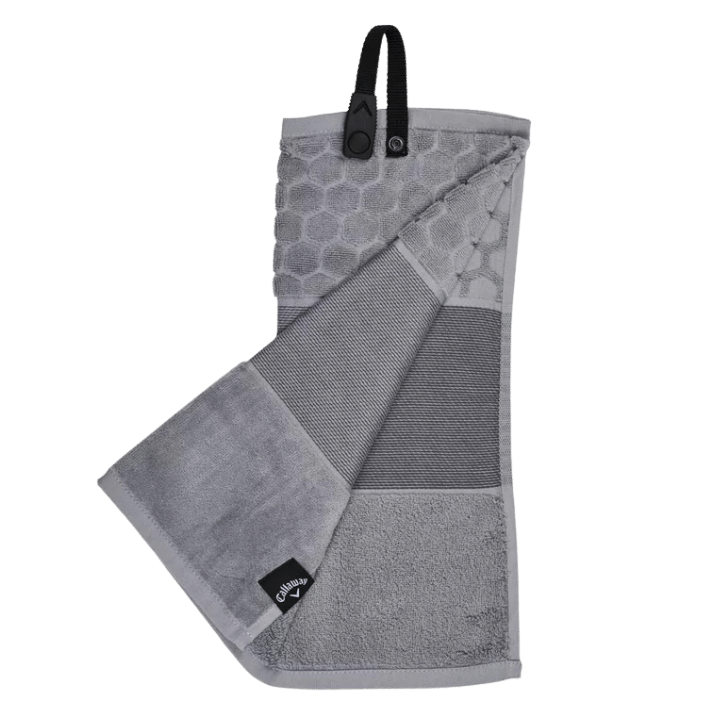 SERVIETTE CALLAWAY - TRIFOLD TOWEL SILVER - Golf Passion