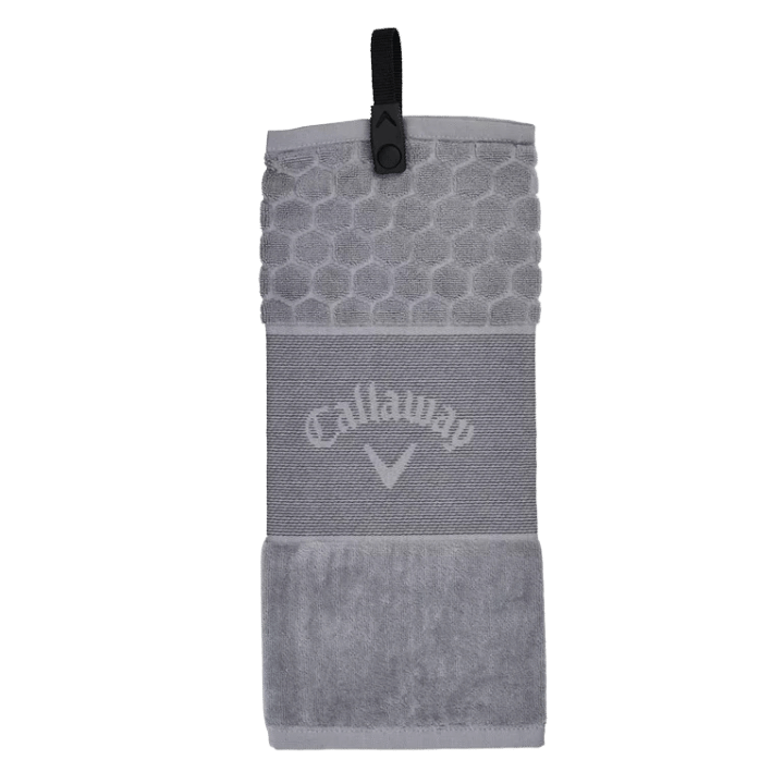 SERVIETTE CALLAWAY - TRIFOLD TOWEL SILVER - Golf Passion