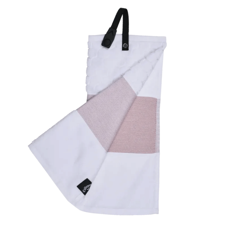 SERVIETTE CALLAWAY - TRIFOLD TOWEL WHITE - Golf Passion