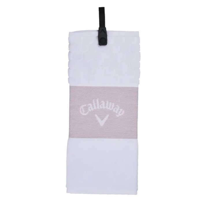 SERVIETTE CALLAWAY - TRIFOLD TOWEL WHITE - Golf Passion