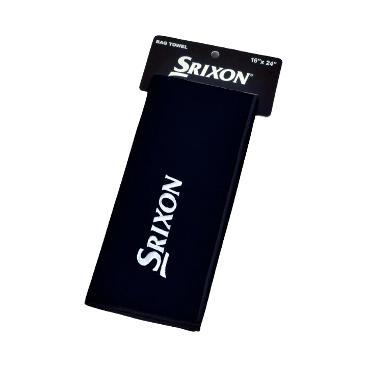 SERVIETTE SRIXON - TRIFOLD MF BLACK - Golf Passion