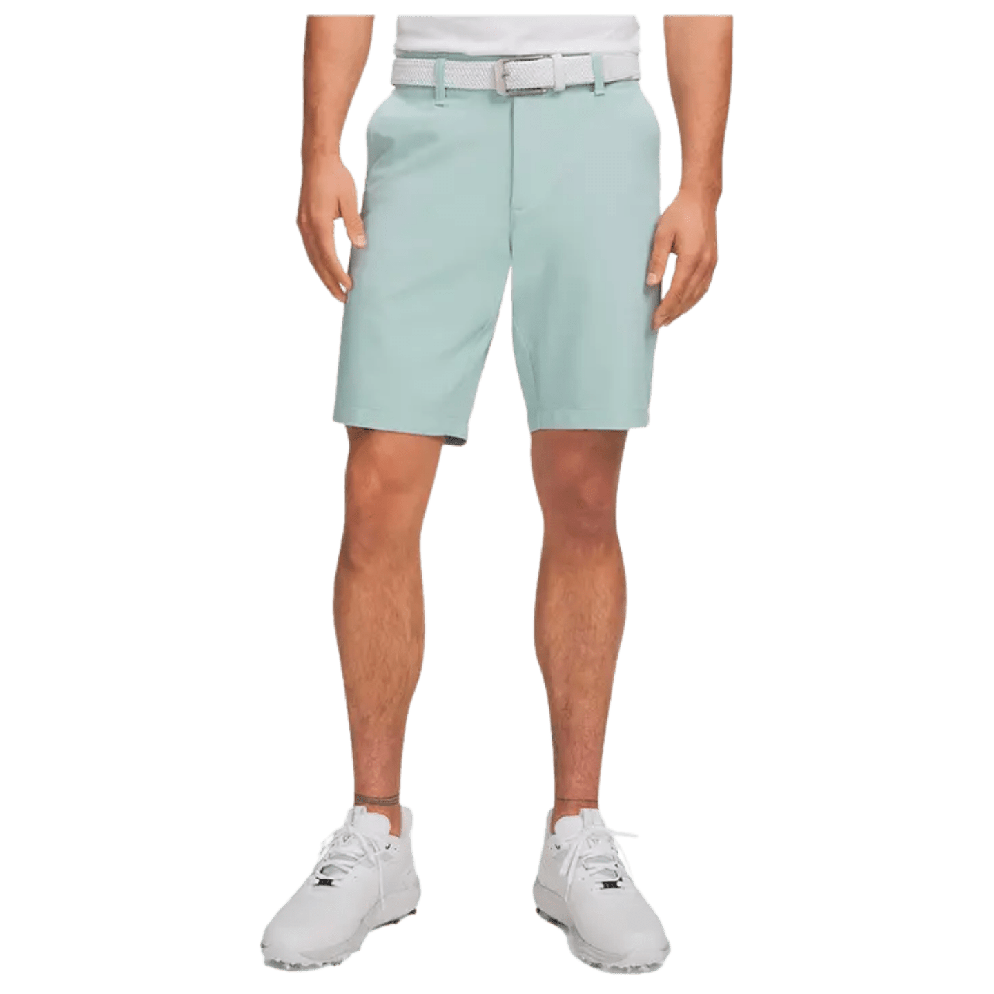 SHORT UNDER ARMOUR - DRIVE TAPERED ENAMEL BLUE HALO GRAY - Under Armour - Golf Passion