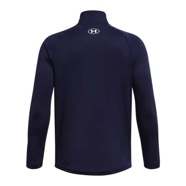 SOUS VETEMENT TECHNIQUE UNDER ARMOUR - TECH 2.0 1/2 ZIP MARINE BLANC - Golf Passion
