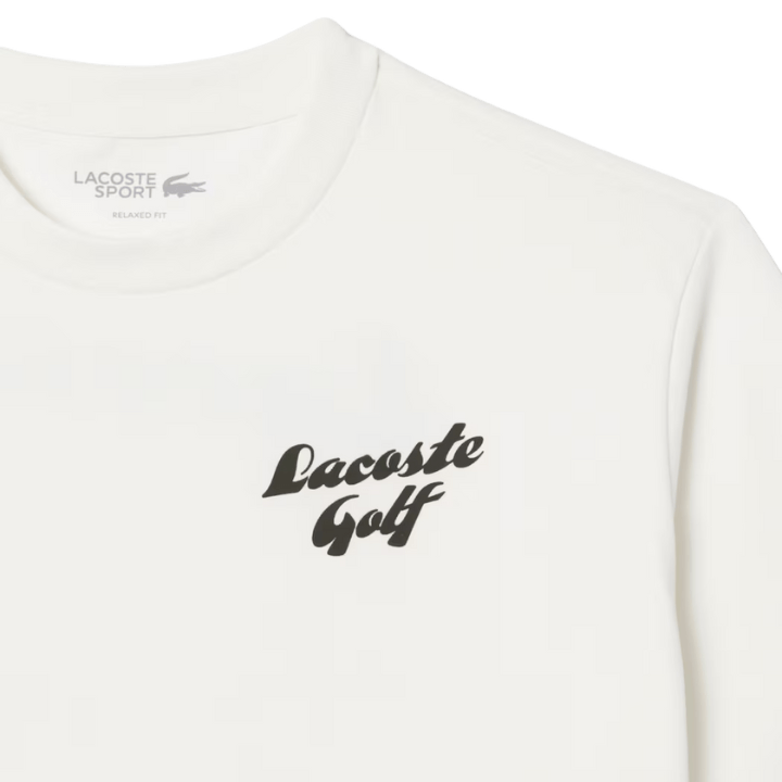 T - SHIRT LACOSTE - TEE - SHIRT 5 BLANC - Golf Passion