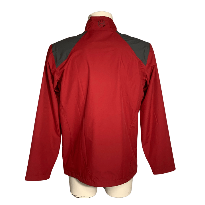 VESTE DE PLUIE PING - VENT SENSORDRY ROUGE NOIR - Golf Passion