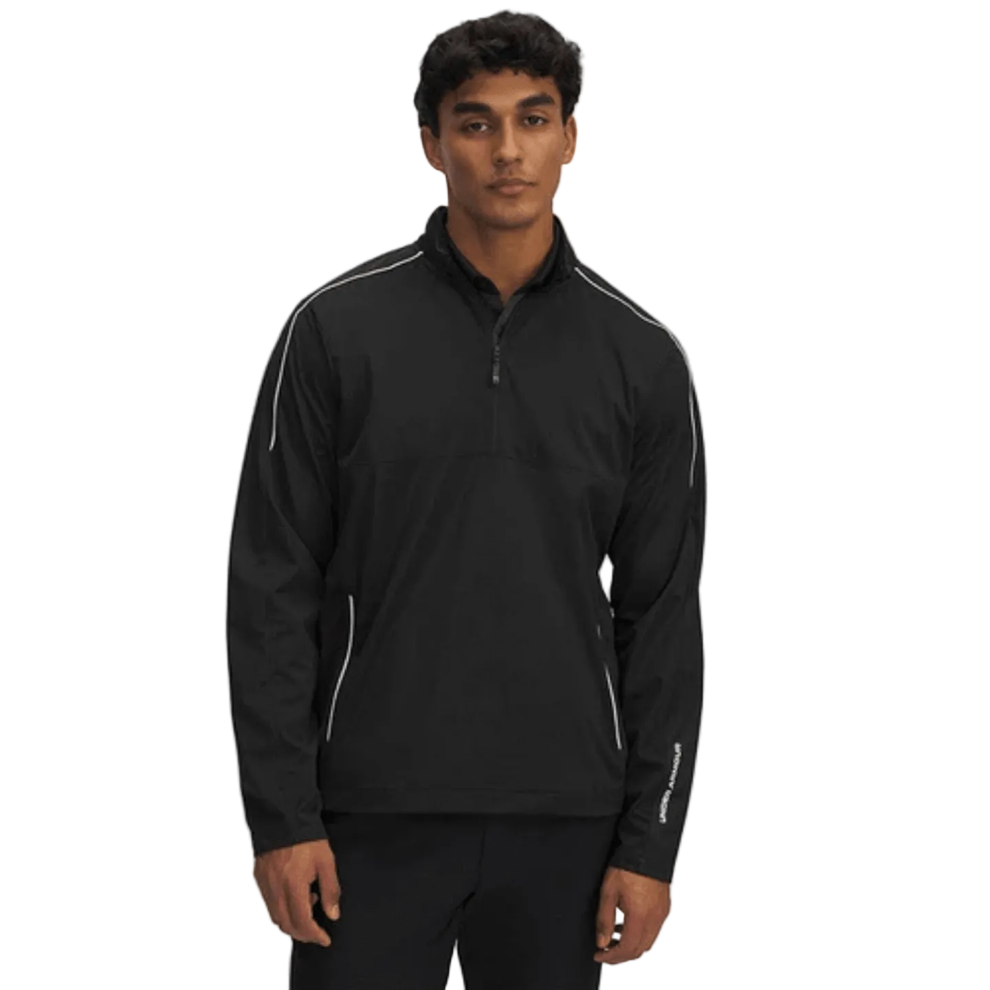 VESTE DE PLUIE - UNDER ARMOUR DRIVE WIND HALF ZIP NOIR BLANC - Under Armour - Golf Passion