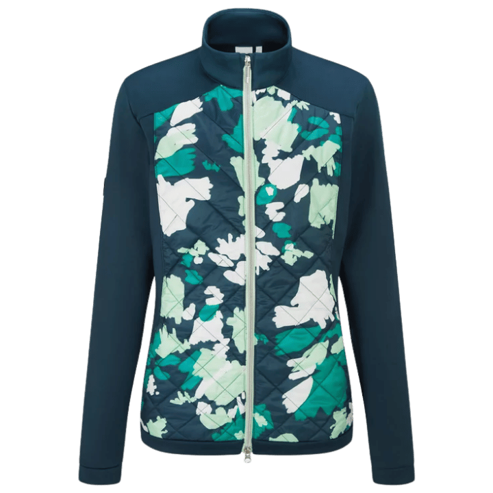 VESTE PING - ASHLYNN ROUGE BLANC / VERT FONCEE / VERT CLAIR - Golf Passion