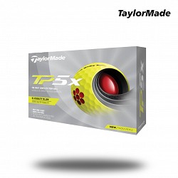 TAYLOR MADE - BALLES TP5X JAUNES ( DOUZAINE )