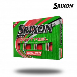 SRIXON - BALLES SOFT FEEL BRITE RED (DOUZAINE)