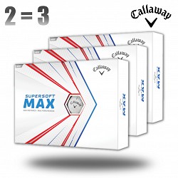 CALLAWAY - LOT DE BALLES SUPERSOFT MAX (3 douzaines)