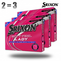 SRIXON - LOT DE BALLES SOFT FEEL LADY JAUNE (3 DOUZAINES)