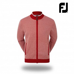 SWEAT FULL-ZIP LINED ROUGE