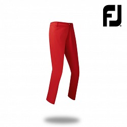 PANTALON TAPERED FIT ROUGE