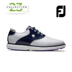 CHAUSSURES TRADITIONS SL 23 WIDE BLANC/NAVY/VIOLET