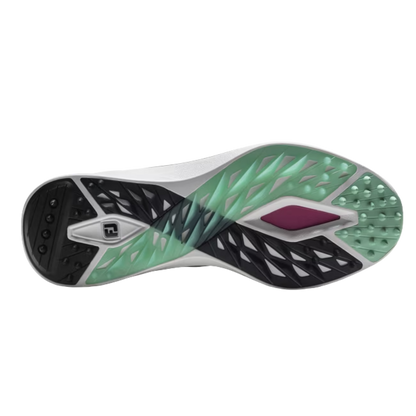 Chaussure | #color_Blanc-Noir-Turquoise