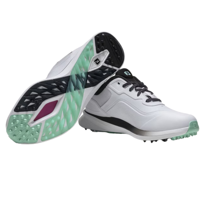 Chaussure | #color_Blanc-Noir-Turquoise