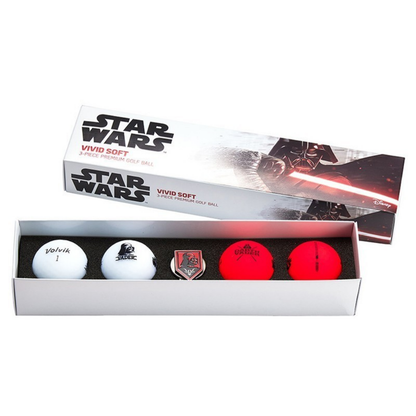 BALLES VOLVIK - COFFRET 3 BALLES VIVID STAR WARS DARK VADOR