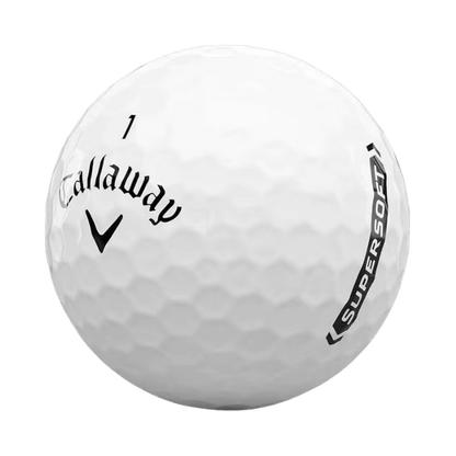 BALLES DE GOLF CALLAWAY - SUPERSOFT EUROGOLF WHITE