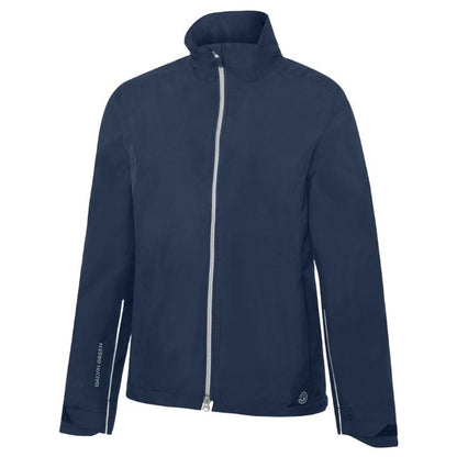 Veste de pluie de golf Galvin Green Ava - vue de face produit seul | #color_bleu-marine
