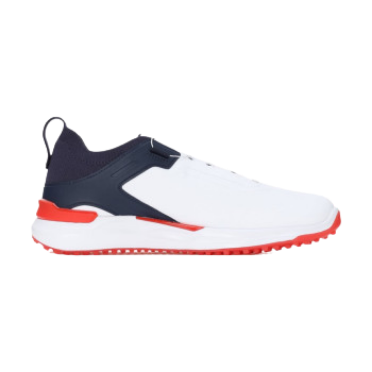 CHAUSSURES SANS CRAMPON PUMA IGNITE JPX DISC BLANC MARINE ROUGE