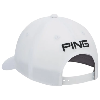 PING CAP - BALL MARKER WHITE