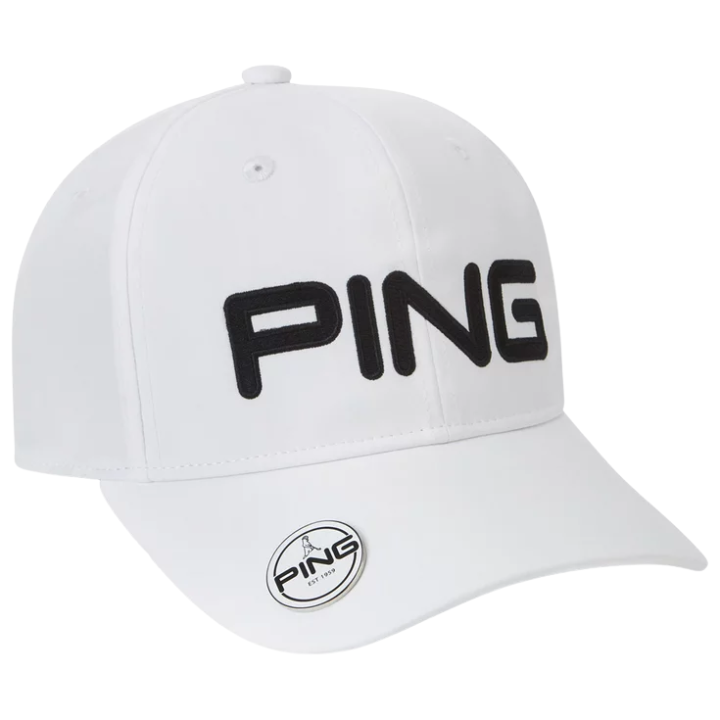 CASQUETTE PING - BALL MARKER WHITE