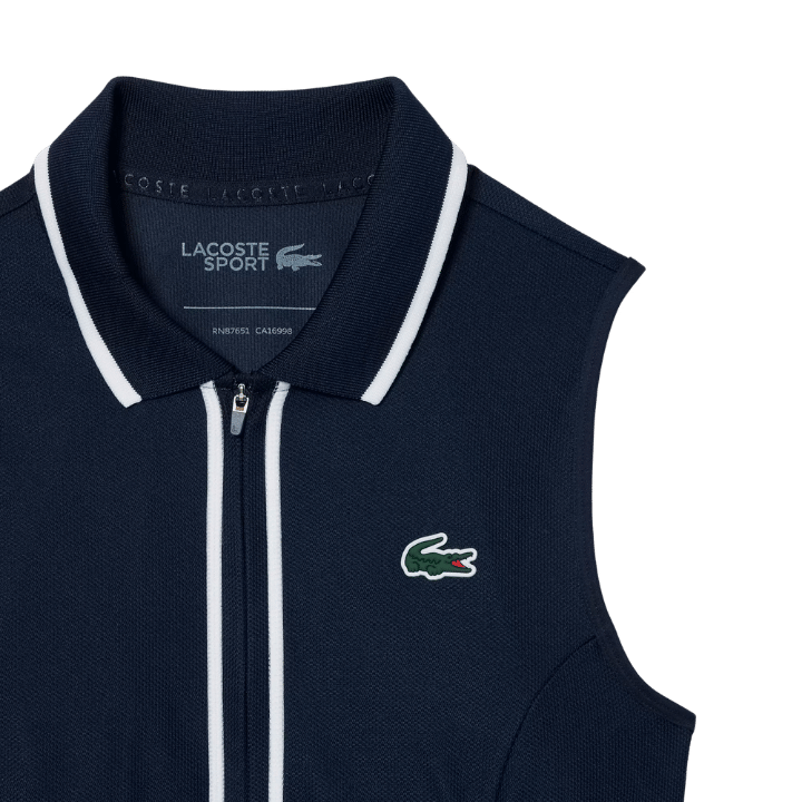 ROBE LACOSTE - ULTRA DRY A LISERE HERITAGE