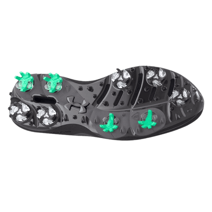 CHAUSSURE AVEC CRAMPONS UNDER ARMOUR - DRIVO PRO HOVR NOIR ACIER