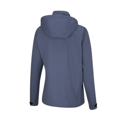 Veste de pluie de golf femme PING Aquadrive - porté de dos ou en trois-quarts | #color_bleu
