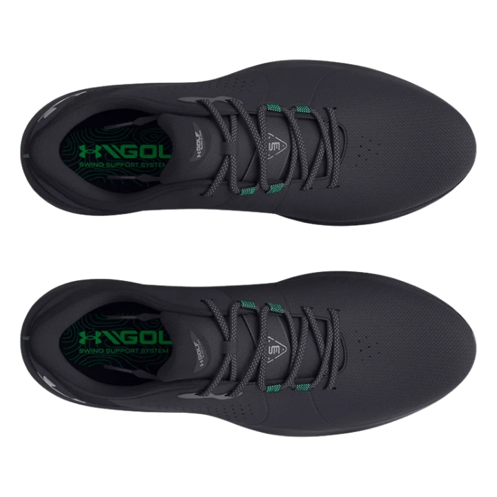 CHAUSSURE AVEC CRAMPONS UNDER ARMOUR - DRIVO PRO HOVR NOIR ACIER