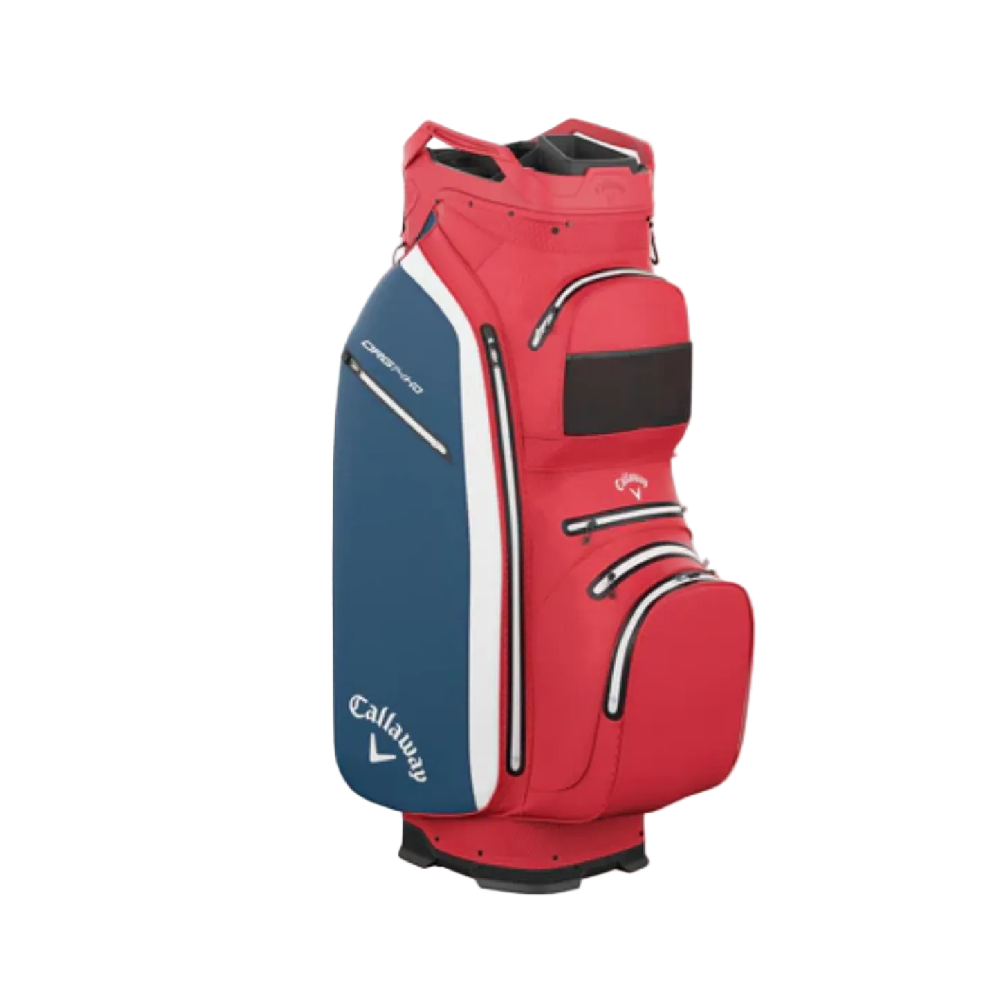 Sac de golf chariot | #color_red-white-navy