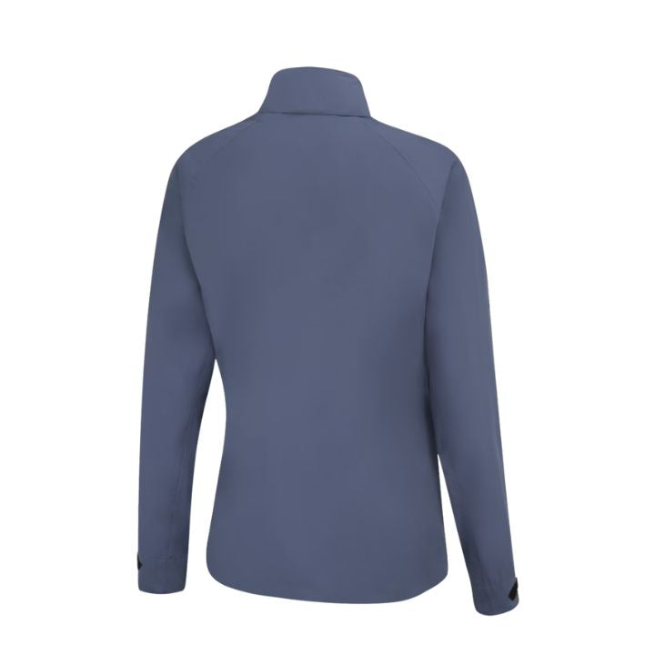 Veste de pluie de golf femme PING Aquadrive - vue de dos produit seul | #color_bleu