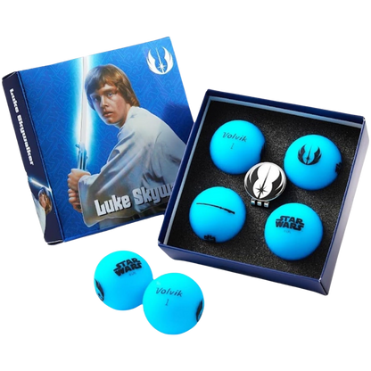 BALLES VOLVIK - COFFRET 4 BALLES VIVID STAR WARS LUKE SKYWALKER