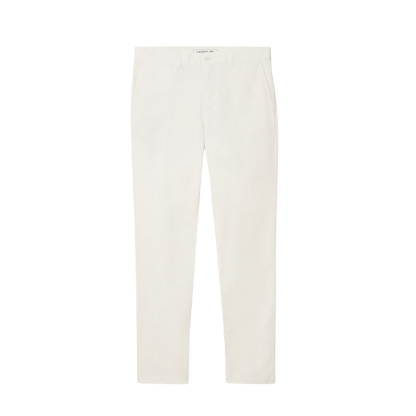 PANTALON LACOSTE - CHINO SLIM COTON STRETCH BANC CASSÉ