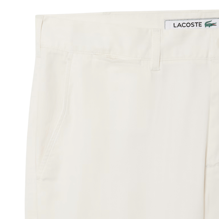 PANTALON LACOSTE - CHINO SLIM COTON STRETCH BANC CASSÉ