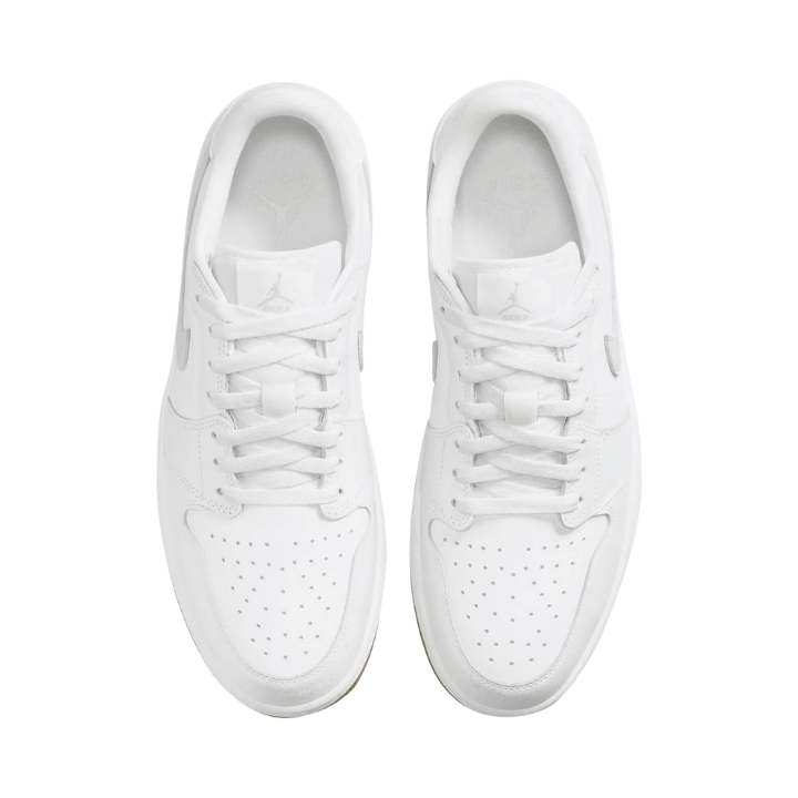 AIR JORDAN 1 LOG WHITE PURE PLATINUM BROWN - Golf Passion