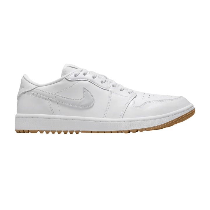 AIR JORDAN 1 LOG WHITE PURE PLATINUM BROWN - Golf Passion