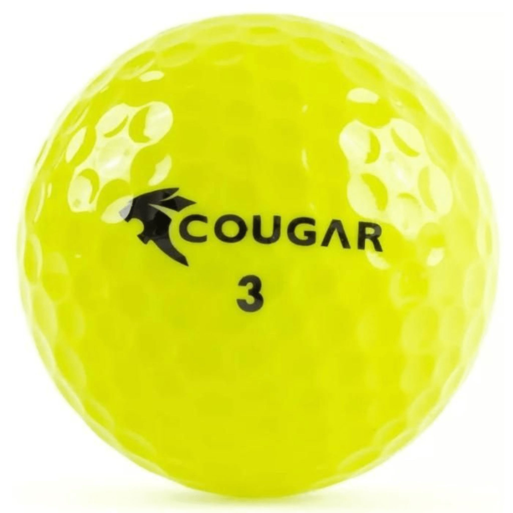 BALLE COUGAR - GOLFBALL JAUNE - Cougar - Golf Passion