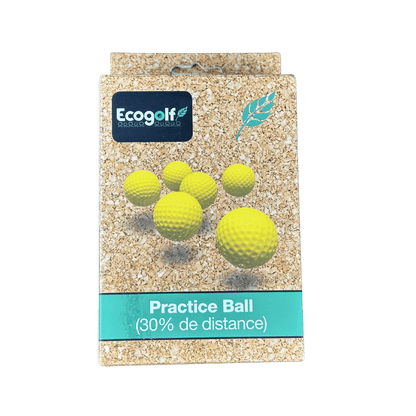 BALLE ECOGOLF - BALLE D'ENTRAINEMENT 30% - Eurogolf - Golf Passion
