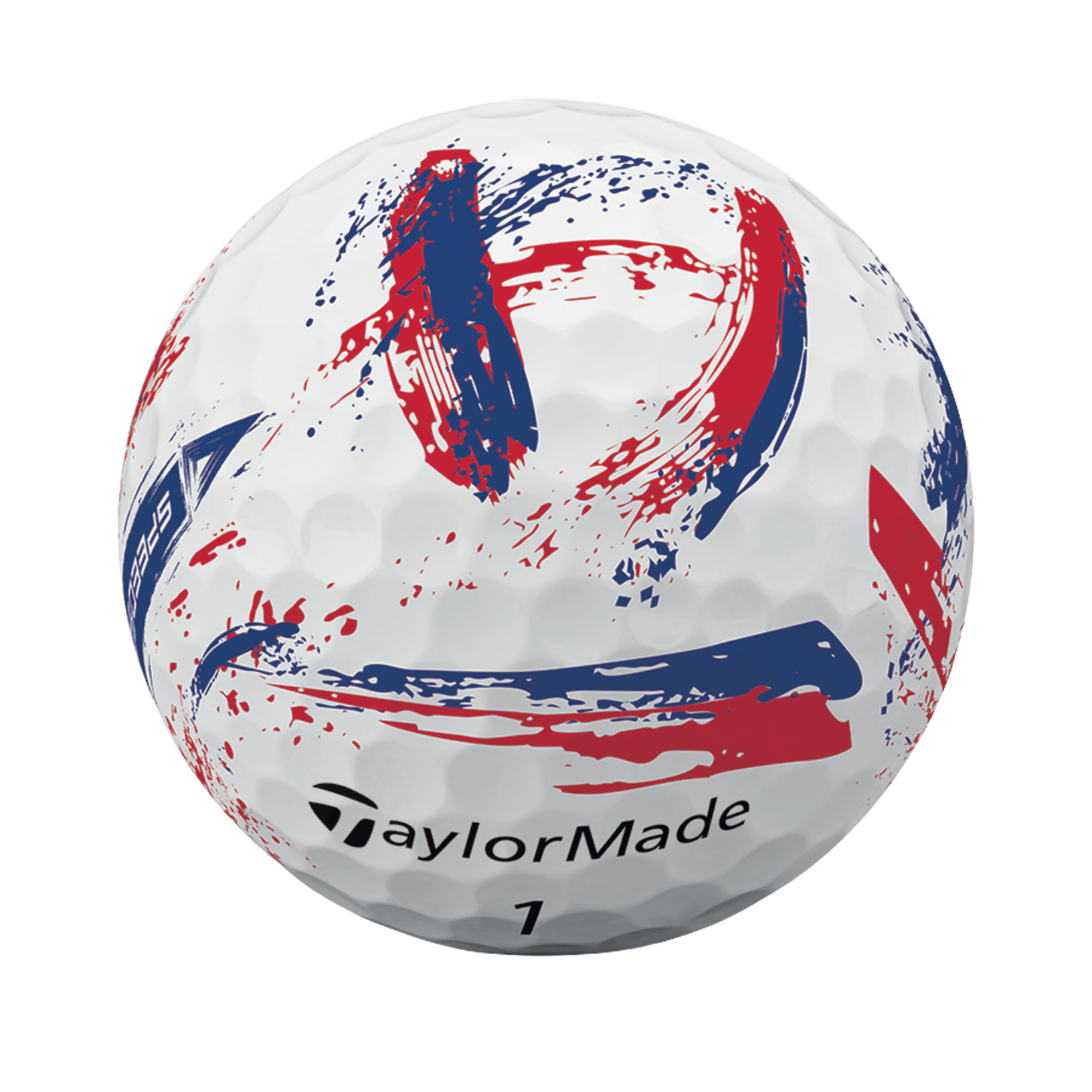 BALLE TAYLORMADE - SPEEDSOFT INK BLEU ROUGE - Taylormade - Golf Passion