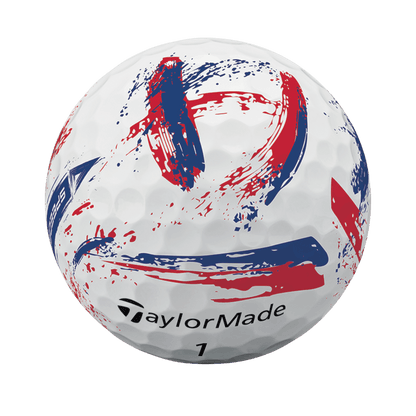 BALLE TAYLORMADE - SPEEDSOFT INK BLEU ROUGE - Taylormade - Golf Passion